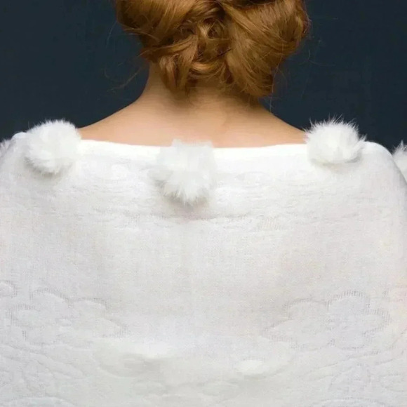 Petite Bridal Cape - Picture 5 of 7